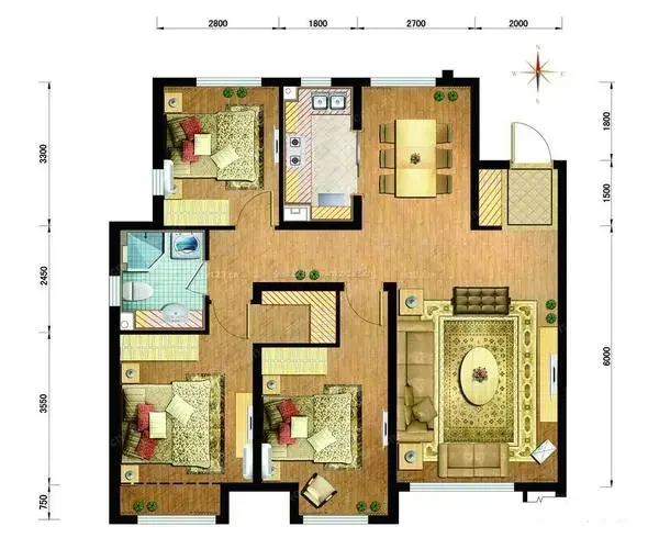 恒城花苑,实地拍摄 瑞虹附近 海伦路 全新家电 装修半年没住过 无广角1