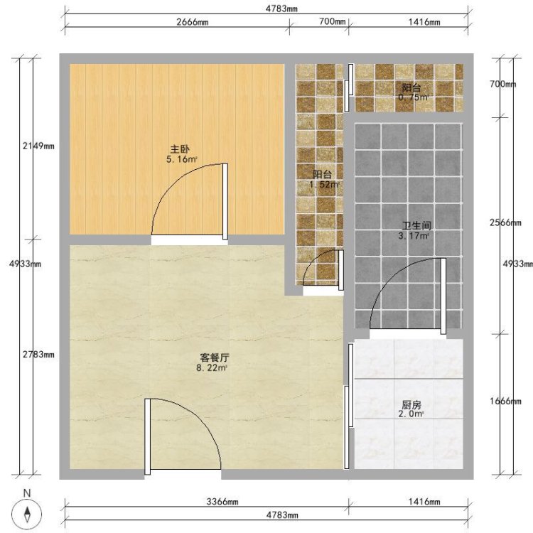 蓝钻寓见,悦来南路附近 天虹旁边 单身公寓 家私电器齐全 直接拎包入住1