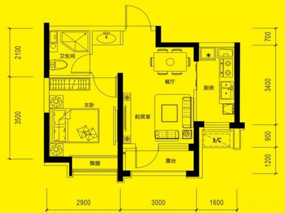 兰台小镇,兰台小镇 1室1厅1卫 42平1