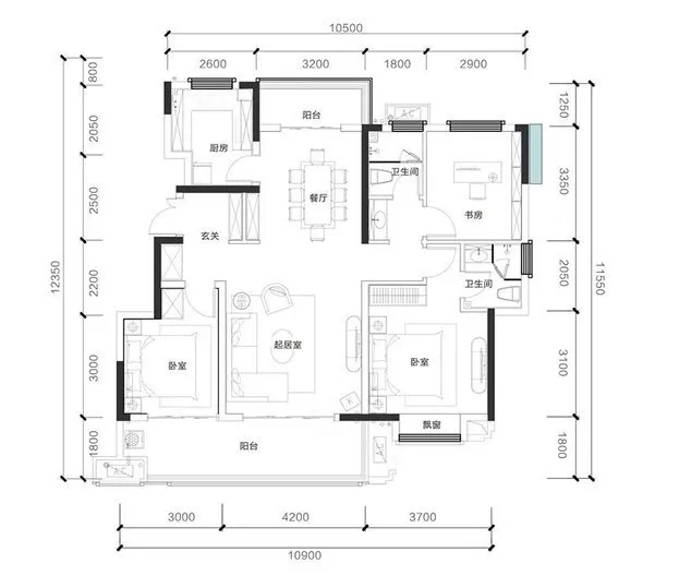 俊宏誉园公寓带家具出租，900月可做饭，看方便