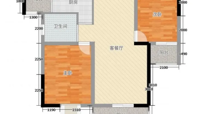 江北西湖春天 两房 家具家电齐全 随时拎包入住