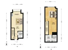 高新区|唐延公馆1室2厅1卫出租|买房租房佣金全返