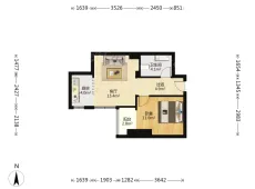 高新区|华府新桃园1室1厅1卫出租|买房租房佣金全返