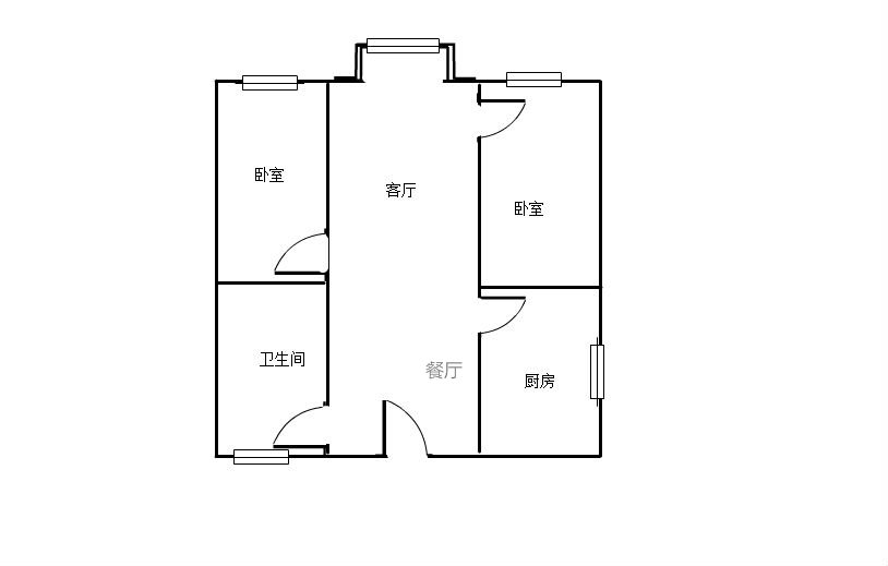 香格蓝山,香格蓝山 2室2厅1卫 87平 7楼 精装修 拎包即住1