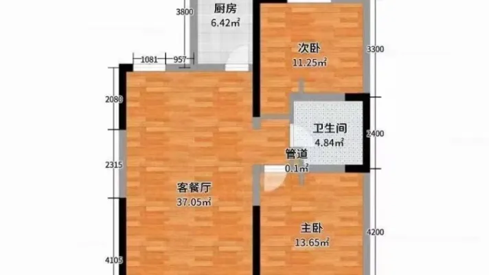 西出口阳光水岸一室二厅一卫装修出租，家电齐全拎包入住