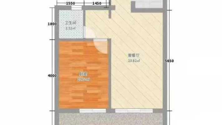 实拍 银河中心住宅 四中后面 精装一房 看房有钥匙