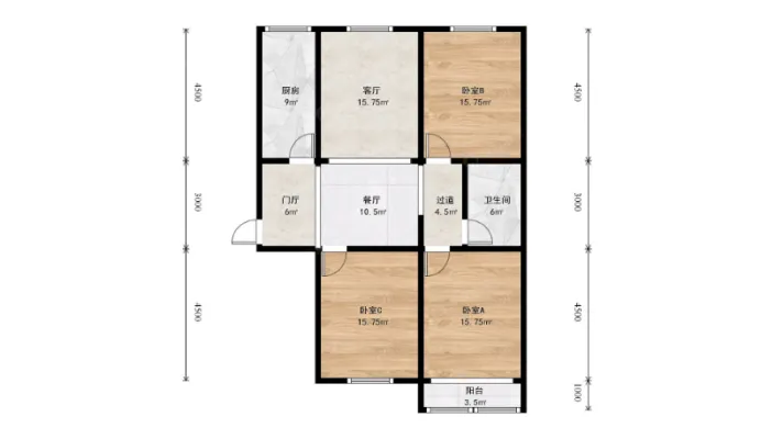 许坦东街 东润路 东润国际 精装两居 紧邻金桥双语 旅游学院