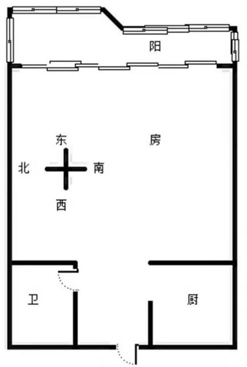 金山广场,朝阳广场 金山广场 1房 精装修 配齐 可以短租 装修温馨1