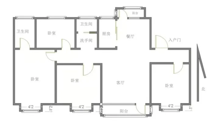 急售 有车位 碧桂园济州府 4室2厅2卫 简单家具拎包即住