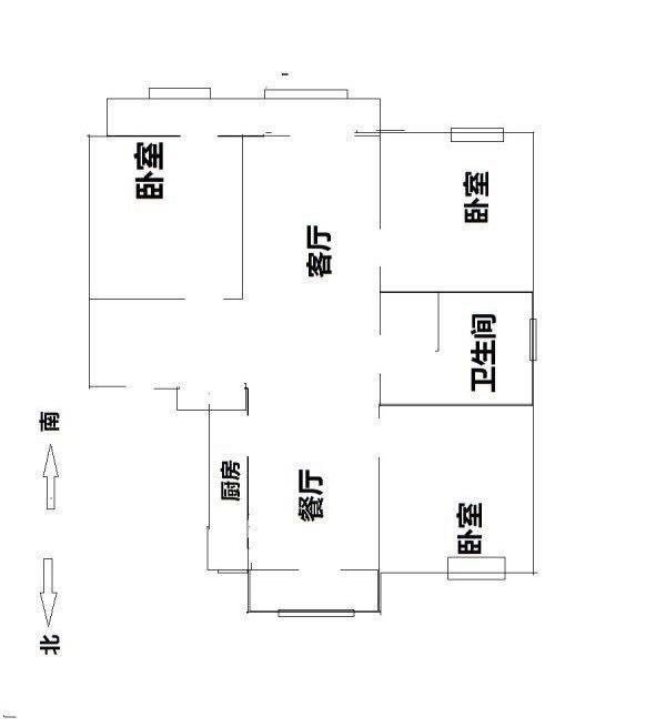 龙都小区,七彩世界东边三室精装修，出租！家具家电全新，拎包入住！1