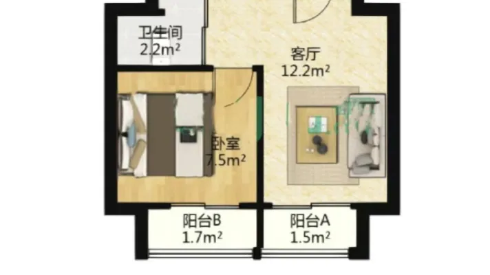 体育中心锦绣五溪附近不是中介不是任何fei用 可月付押一付一