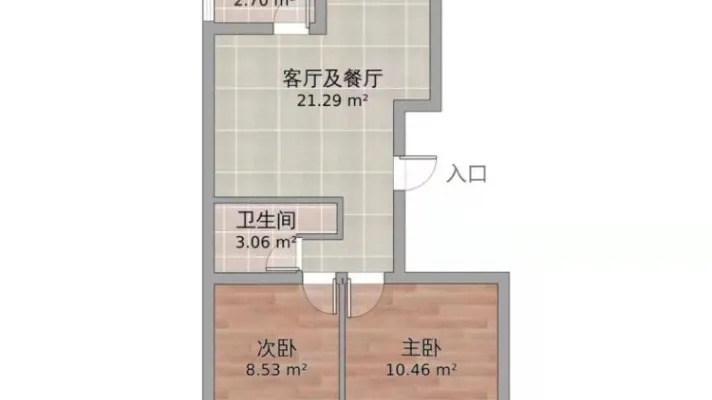 滨江理想华庭双室精装修2000一月拎包入住年租半年付