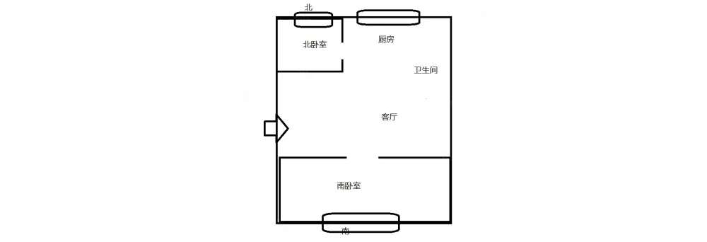 出租铁西丽乔馨居，1楼单室