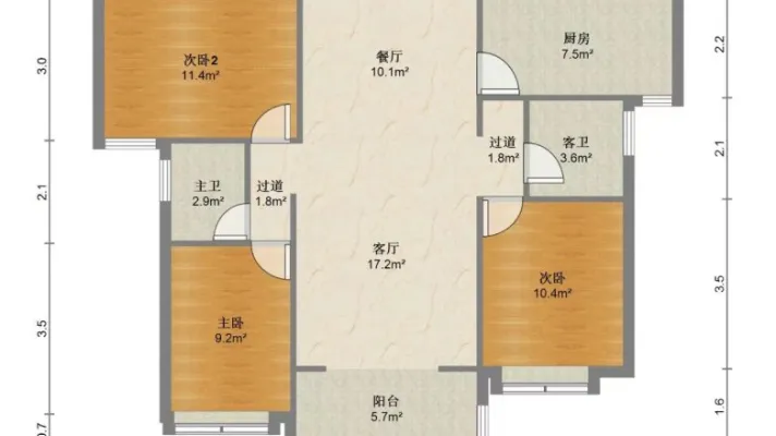 包物业 现代奶油风 头次出租 新中医院 丁玲公园 全新装修