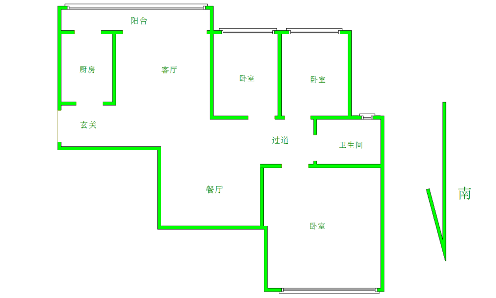 恒大绿洲,地铁口 恒大绿洲北区(A区) 3室2厅1卫 精装修 配套齐全1