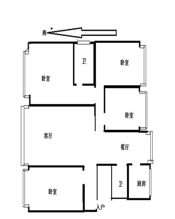 露露花园,露露花园4室2厅2卫精装修 电梯房 采光充足 拎包入住1