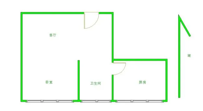 龙城天下一室出租，独立厨房，大阳台，可日租月租压一付一，