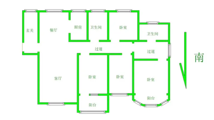 高端小区丨整租 国宝别墅精装4室带花园带车位 可办公可居家