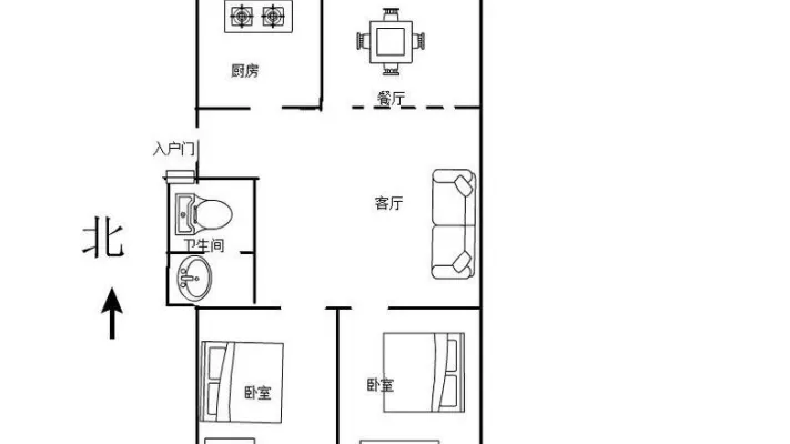 万达广场东临，东昌北校，范恭屯小区两居室，干净整洁，低楼层