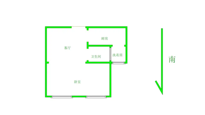 急租.南昌路.王府井旁.建业壹号城邦.精装一室.随时可看房