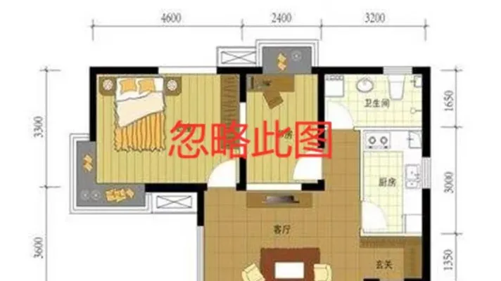 泛美华庭16楼，二室一厅，年租18000元，包取暖物业电梯