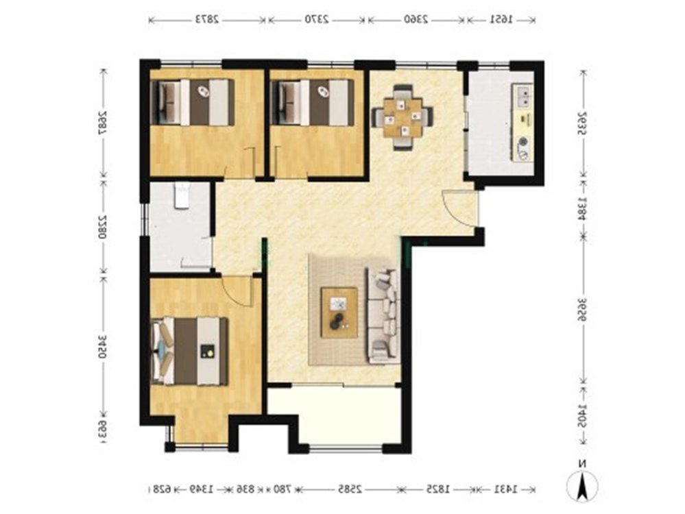 阳光城9号院,阳光城9号院 3室2厅1卫  精装修 拎包入住 2100可谈1