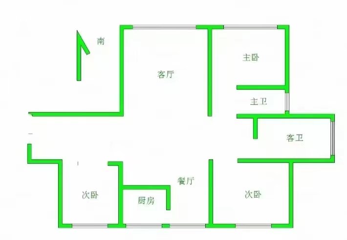 兆盛金禾苑,高新区鹿家庄 小化 兆盛金禾苑 一楼精装三居 拎包入住1