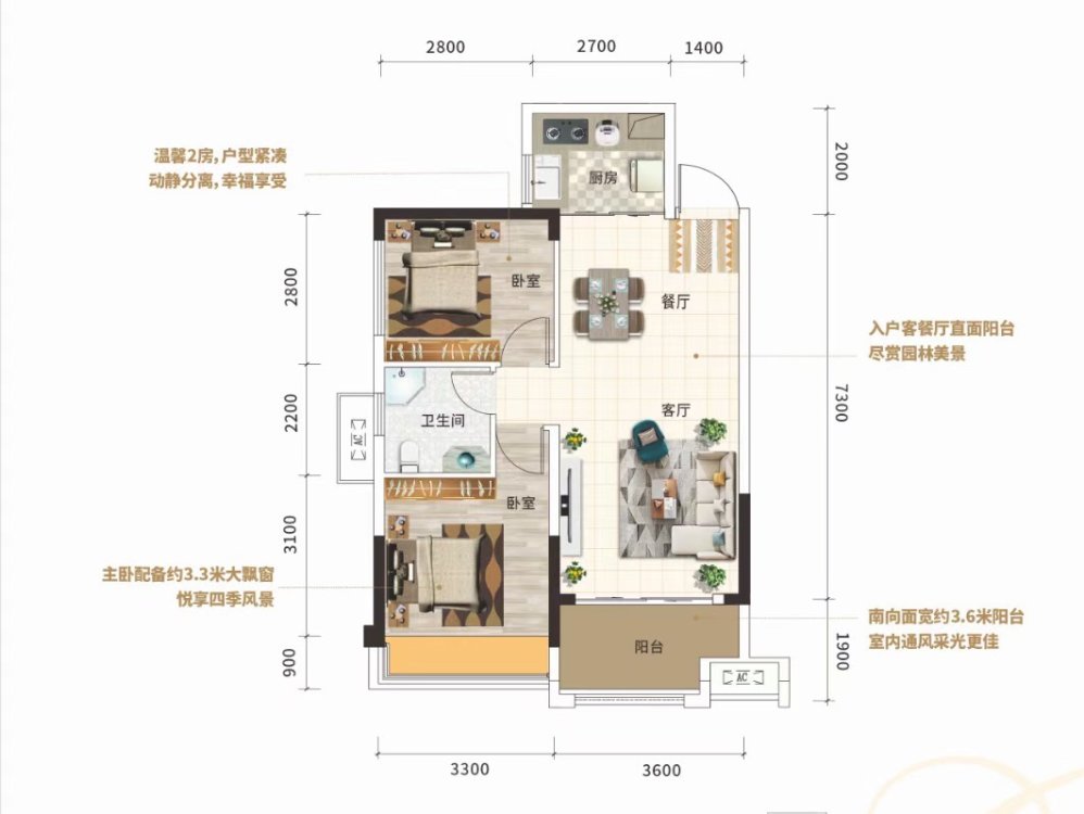 地王大厦,特价！地王大厦，电梯2房，配套齐全1200拎包（王府井旁）1