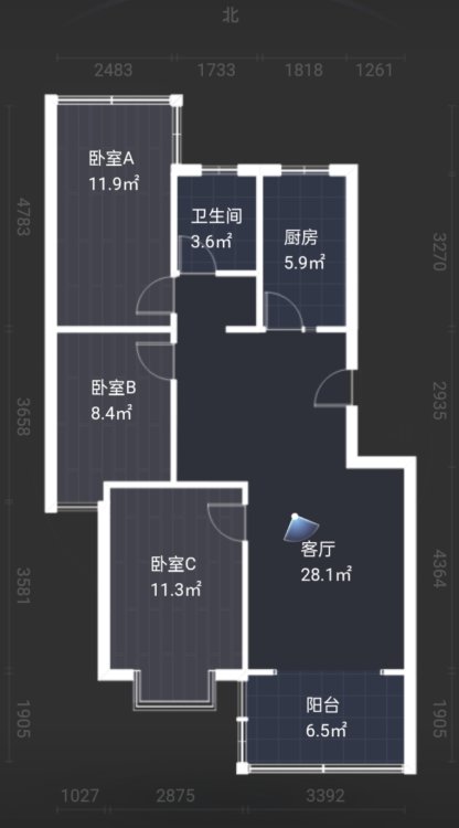 盛世花城,精装复式 四台空调 盛世花城 双气家具家电齐全 拎包入住1