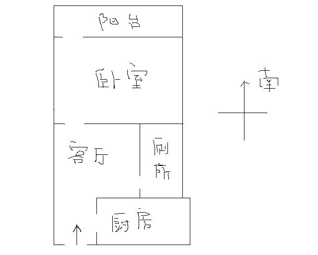 金钻广场,步行街瞰天下 1室1厅1卫 精装电梯房 1000元一月1