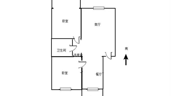 真房西工应天门旁两室两厅精装南北通家电齐停车方便出行方便