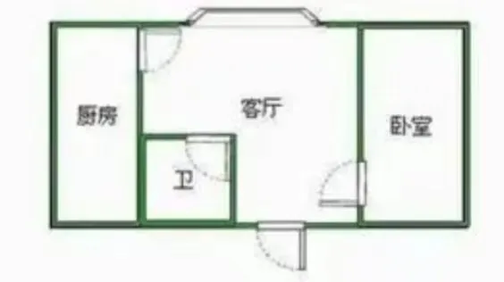 中坝 王府井 精装套一 月付 短租 押一付一 拎包入住随时看