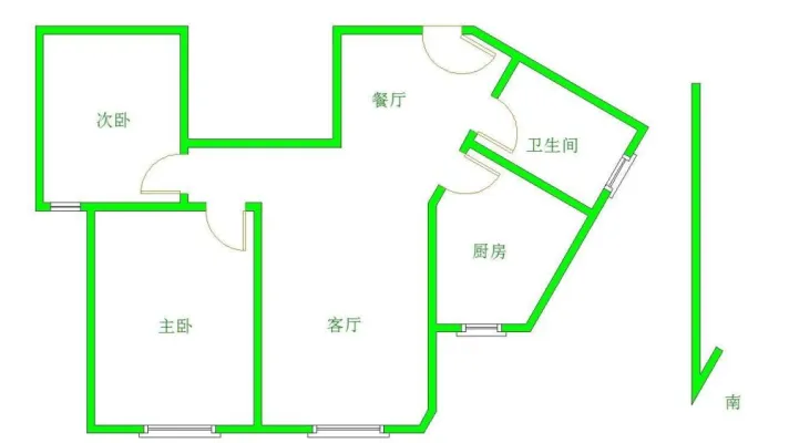 地铁口 恒大绿洲精装修 采光好 拎包入住 环境好 干净温馨