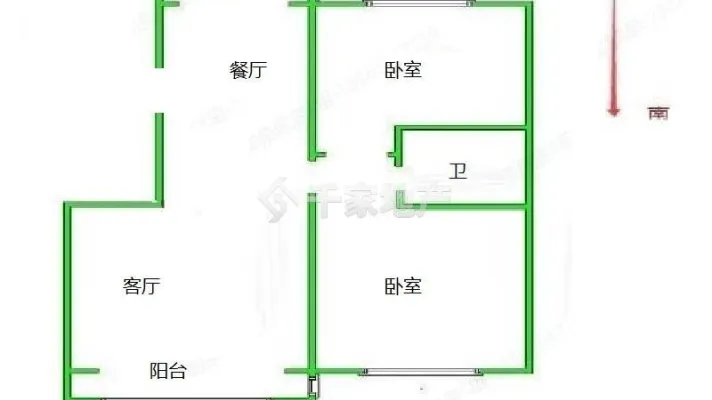 爱琴海 太阳城 八方购物 精装一室 拎包入住