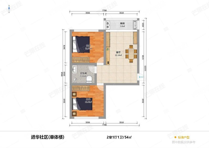 六纬路小区,六纬路小区 2室1厅1卫 80平 配套齐全 南北通透1