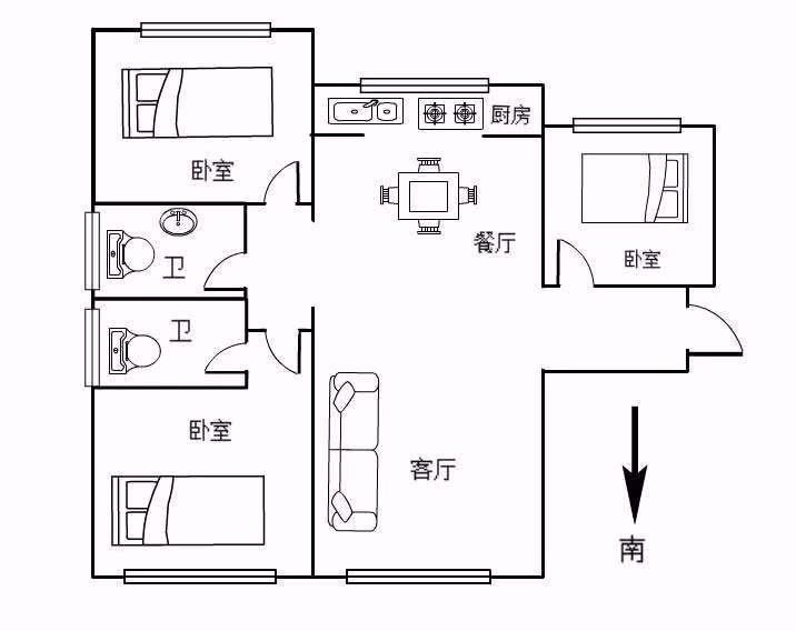 中海河山郡,急租！家具家电齐全！拎包入住！中海河山郡，有钥匙1