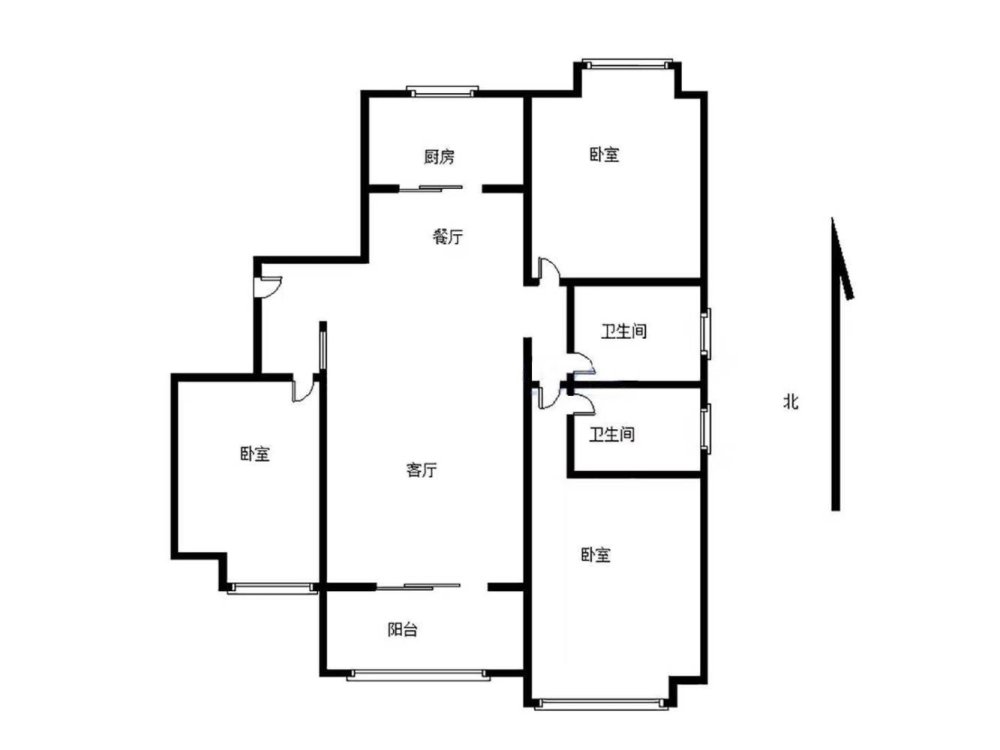 豪森华府,豪森华府108平 三室半拎包 月租1250元1