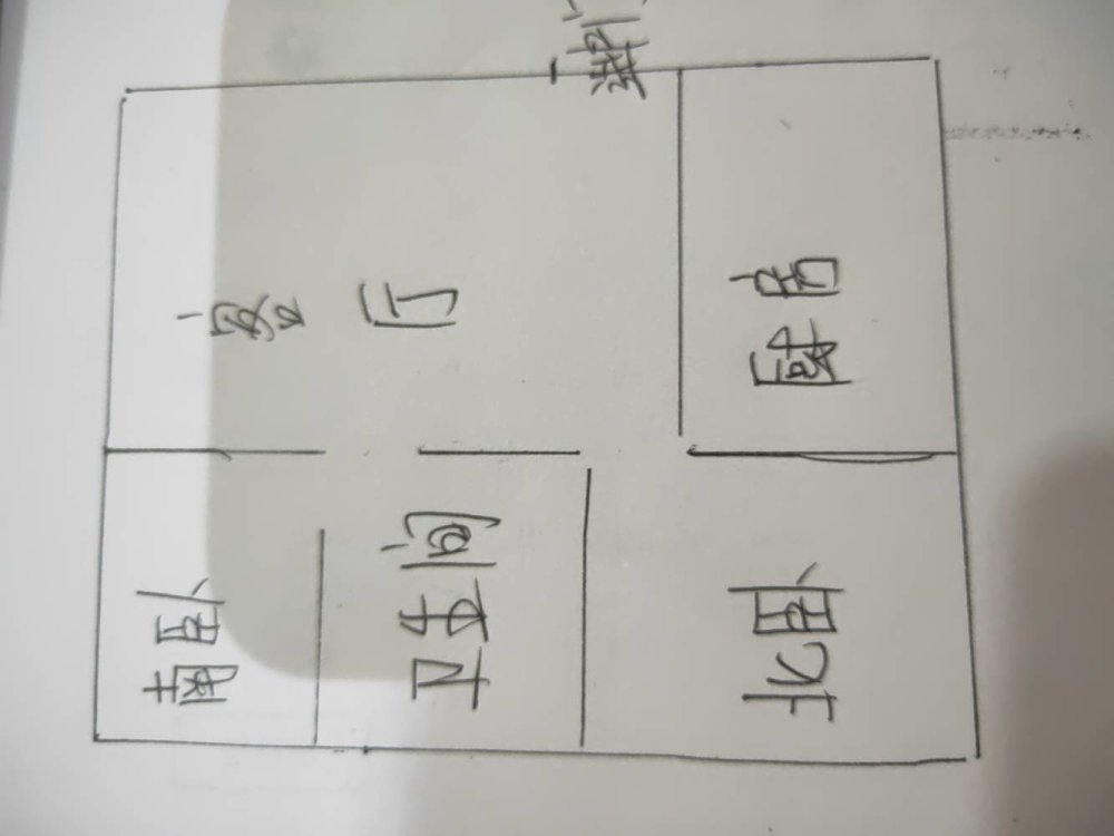 蓝旗社区,出租，实验小区附近6楼65平，精装修，南北通透家电齐全1