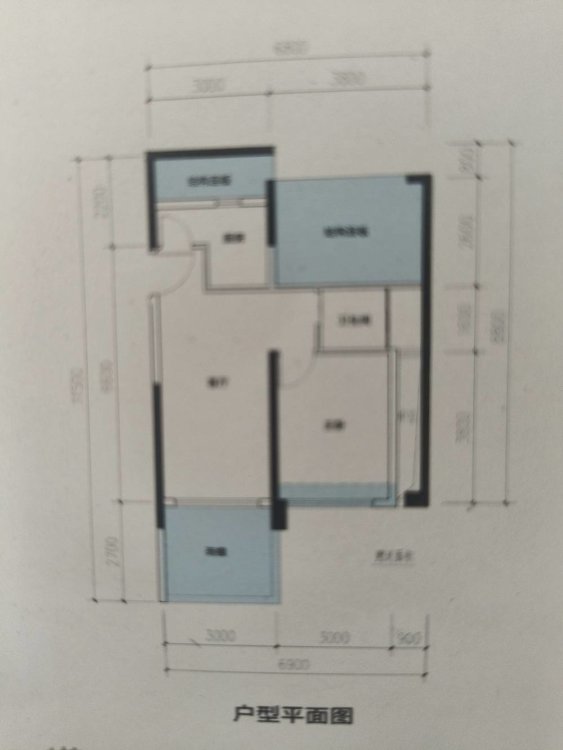 学府时代北区,精装2居室 家具家电齐全 停车方便1