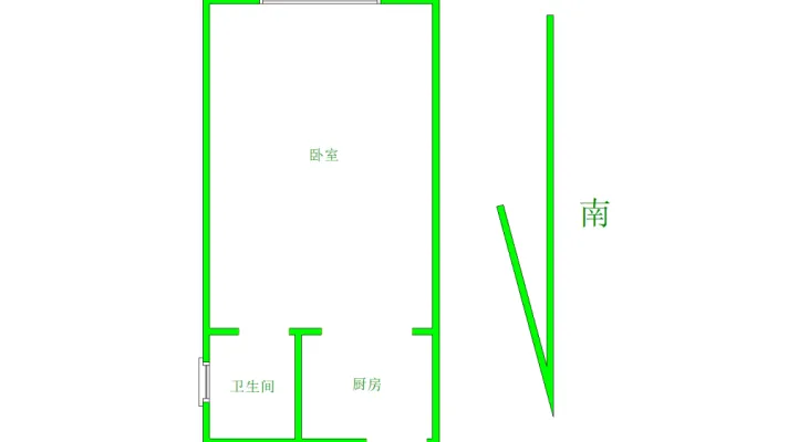 百货楼，小街，西工万达附近经精装一室，南北通透，交通便利