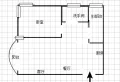 高铁东站附近 新城吾悦广场三期一房 拎包入住 交通便利1