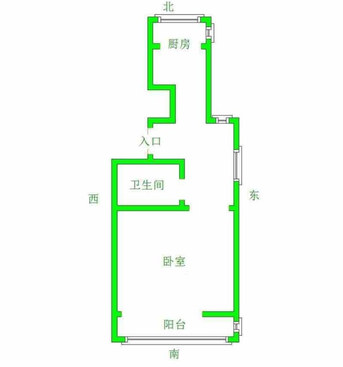 丰泽园,开尔 机务段附近 电梯精装1室 家电齐全1