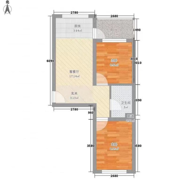 天润蓝翔,年租，天润蓝翔电梯两居室，家具电器齐全，随时可以入住1