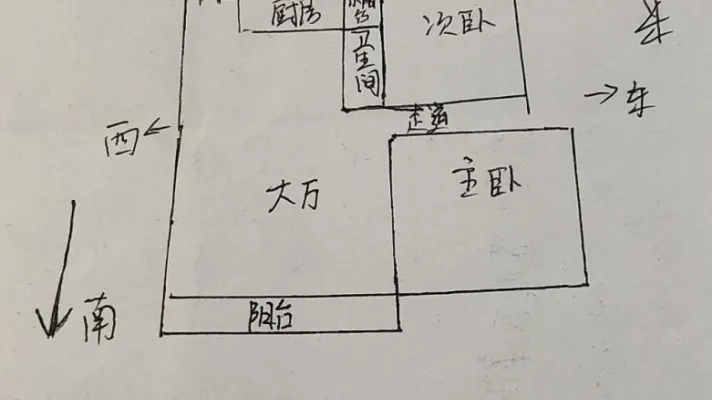 德宝花城2房出租家具家电齐全 拎包入住，月租仅800