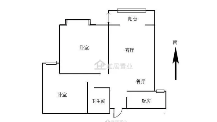 新东方龙湾在水一方 2室2厅1卫 90平 精装修 电梯房