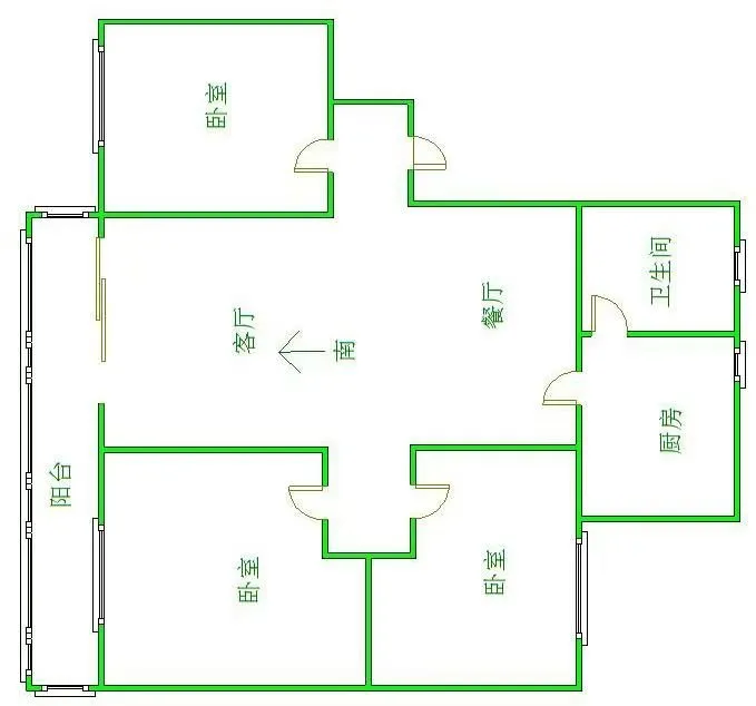 南湖国际对面 一医院宿舍 精装大三房 上下班方便 随时看房