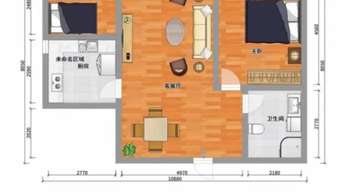 腾阳西区 年租2.8万包费用 整洁干净拎包入住 二中天骄小学