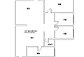 嘉城南岸电梯三房115平米月租1400元，四台空调，拎包入住1