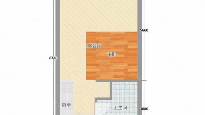 领城公园1857   朝南  标间  包物业 拎包入住 随时