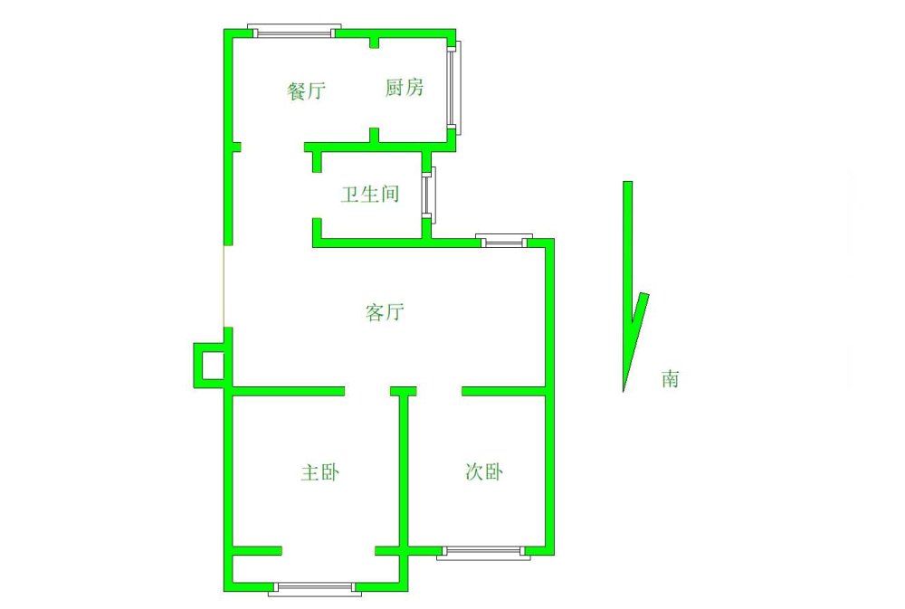 启明安居小区,启明安居小区 2室 精装修 74平1